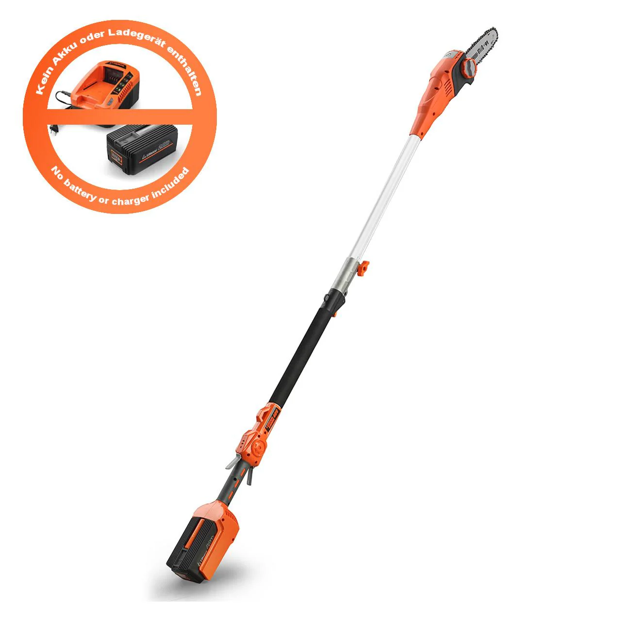 B-WARE Élagueuse électrique sur perche 40 V FUXTEC E608D - sans batterie