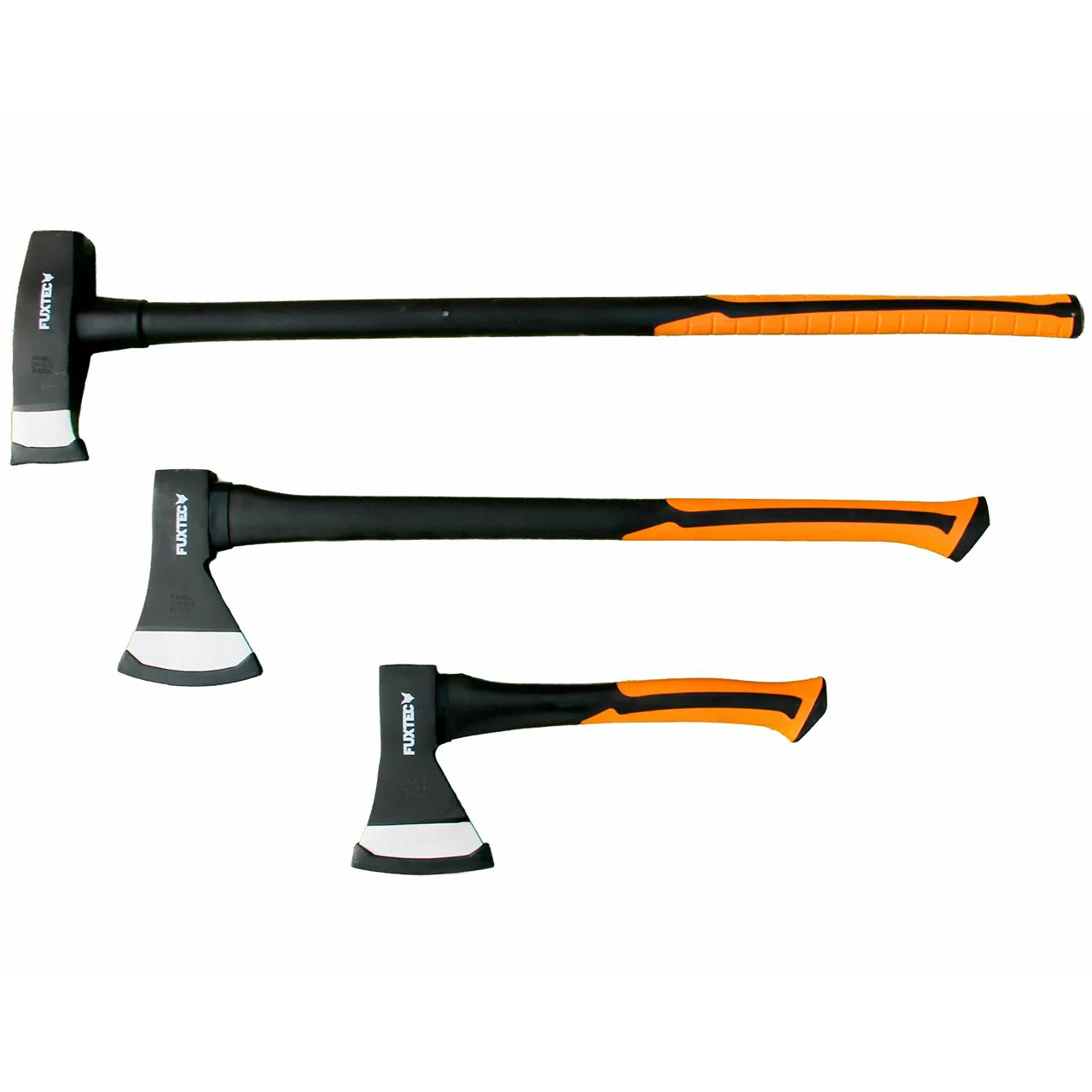 B-WARE Set 3 haches FUXTEC - hachette + hache + hache de fendage