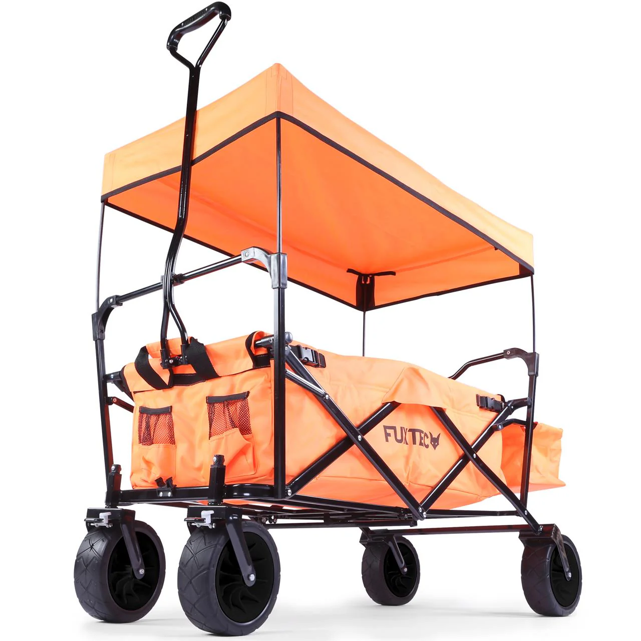 B-WARE FUXTEC Chariot à pédales FX-BW100 ORANGE - Image 3