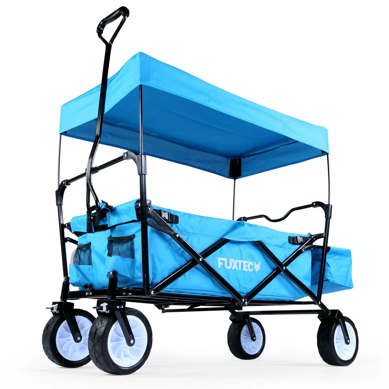 B-WARE Chariot à bras FUXTEC FX-BW100 BLEU TURQUOISE - Image 2