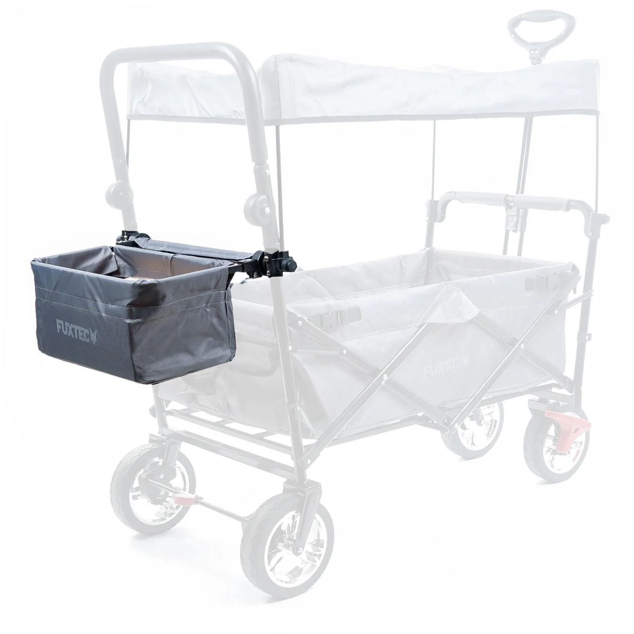 B-WARE FUXTEC - Sac arrière gris chariot de transport Easy et Smart Cruiser - Image 2