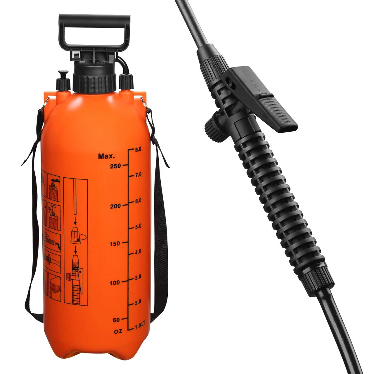 B-WARE FUXTEC - Pulvérisateur à pression 8 litres FX-DS8L  - Image 2