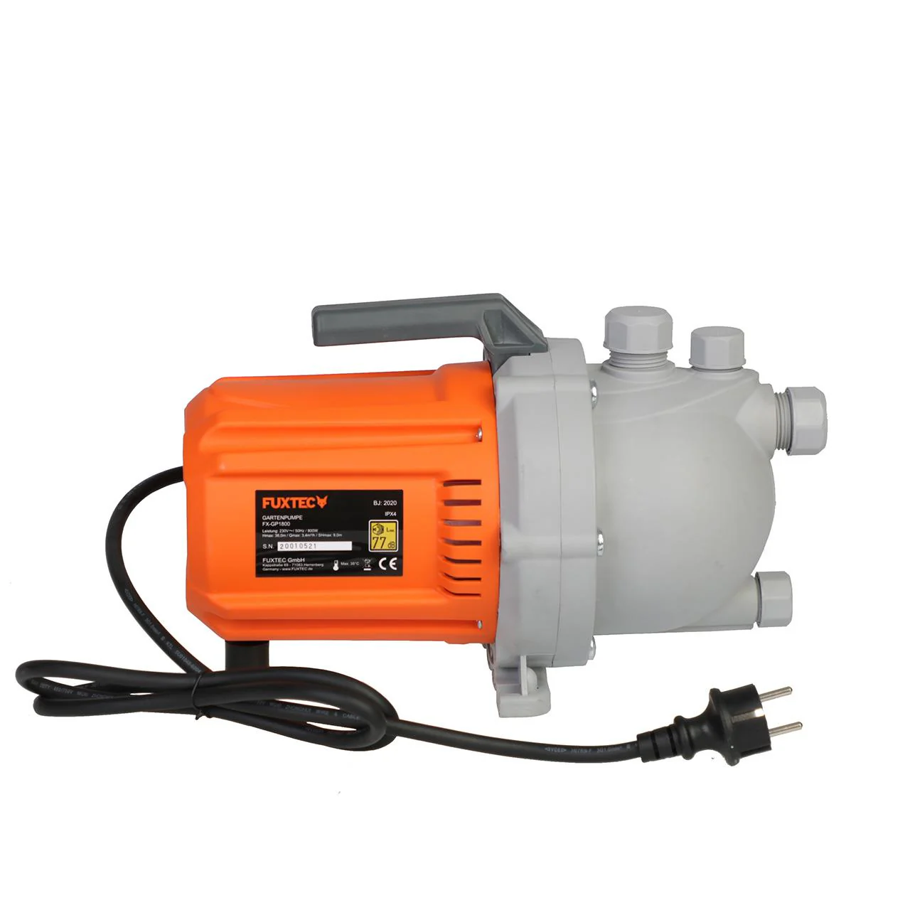 B-WARE Pompe de surface électrique FUXTEC FX-GP1800 - Image 5