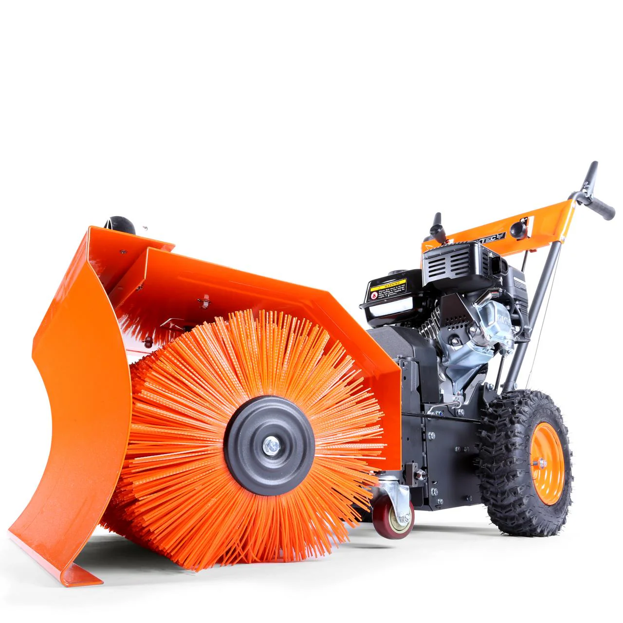 B-WARE Balayeuse déneigeuse thermique FUXTEC FX-KM196, avec brosse de balayage - sans embout optionnel - Image 5