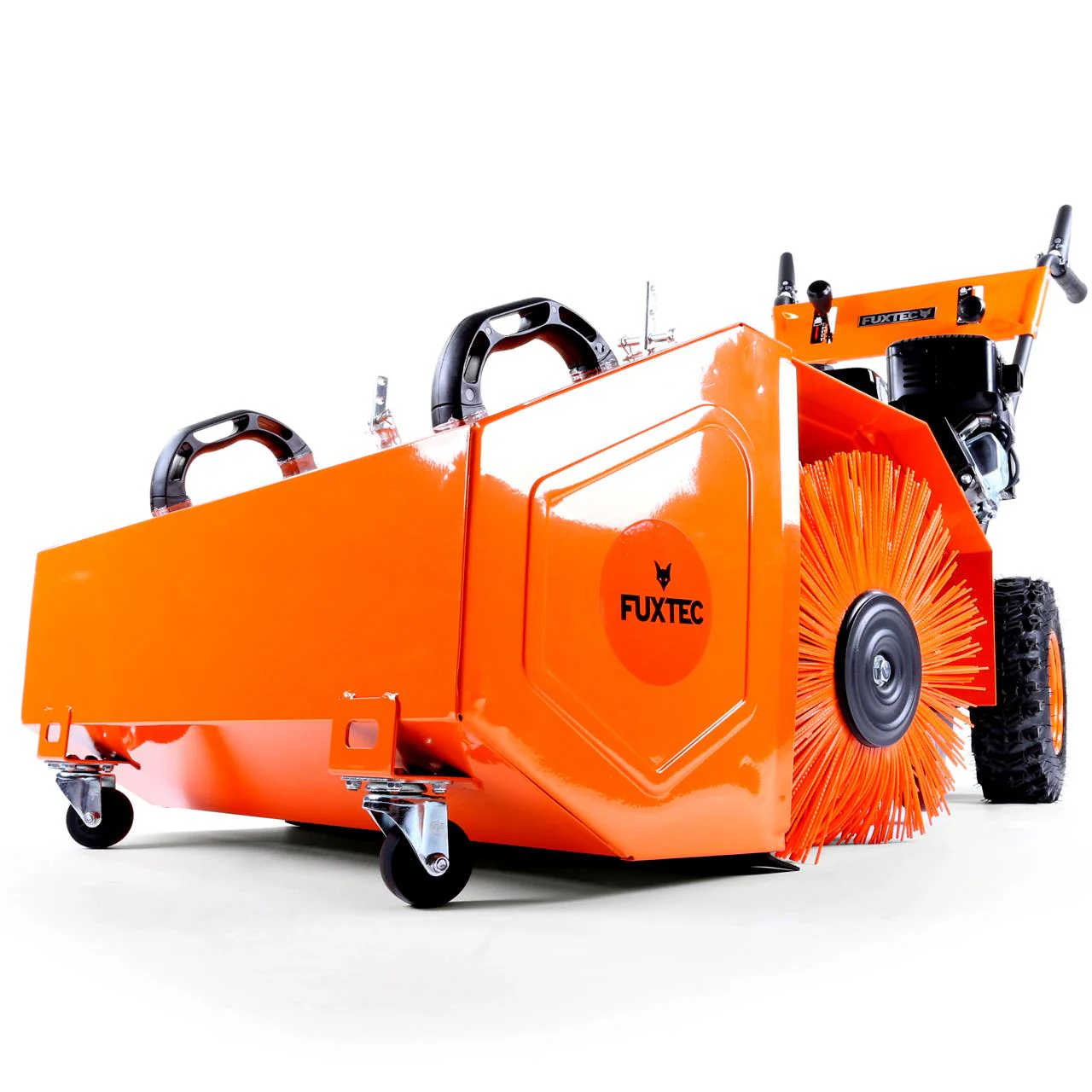B-WARE Balayeuse déneigeuse thermique FUXTEC FX-KM196, avec brosse de balayage - sans embout optionnel - Image 7