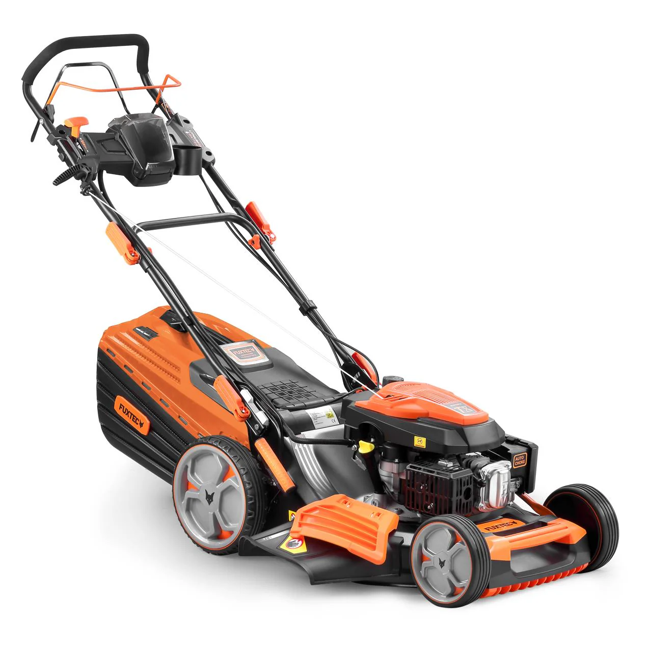 B-WARE Tondeuse thermique PRO démarrage électrique E-Start et vitesse d'autotraction réglable FUXTEC FX-RM5396PesPRO