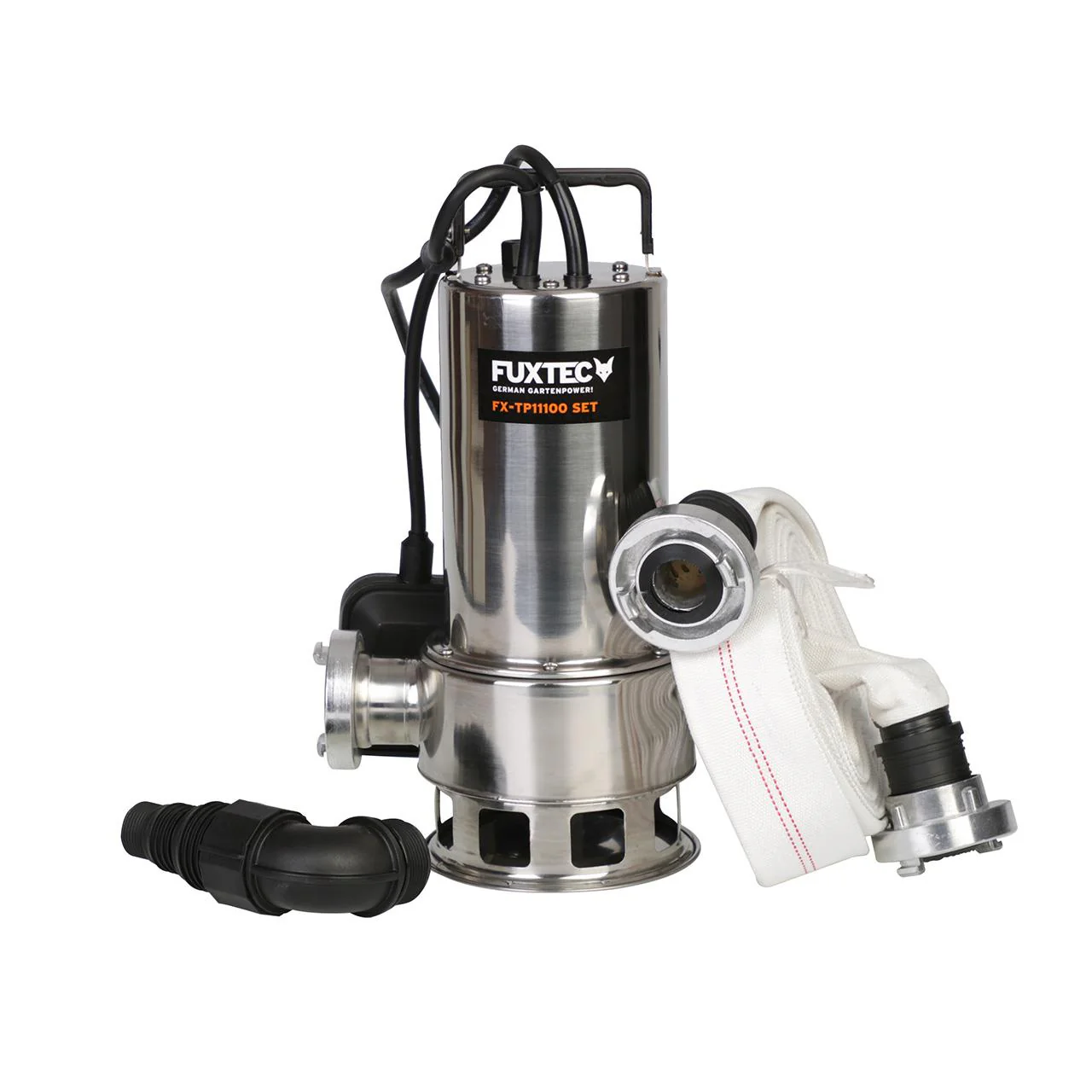 B-WARE Pompe immergée INOX 1100 W FUXTEC FX-TP11100 SET - 15000 litres par heure - Image 2