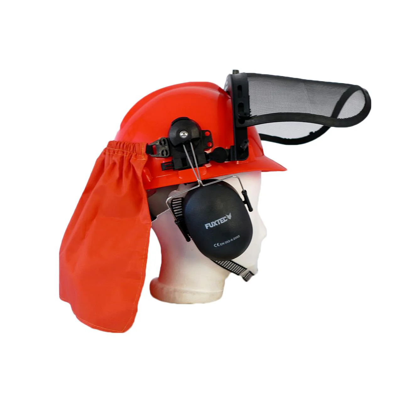 B-WARE Casque de sécurité FUXTEC pour utilisateur de tronçonneuse