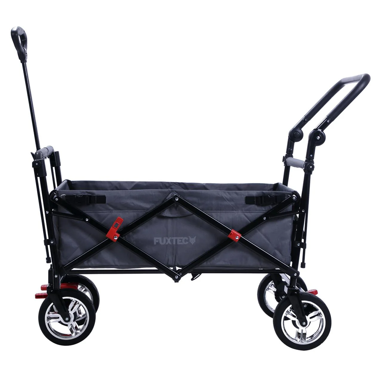 Chariot à bras Easy Cruiser d'occasion avec auvent protégé contre les UV et poignée de poussée supplémentaire - Image 13