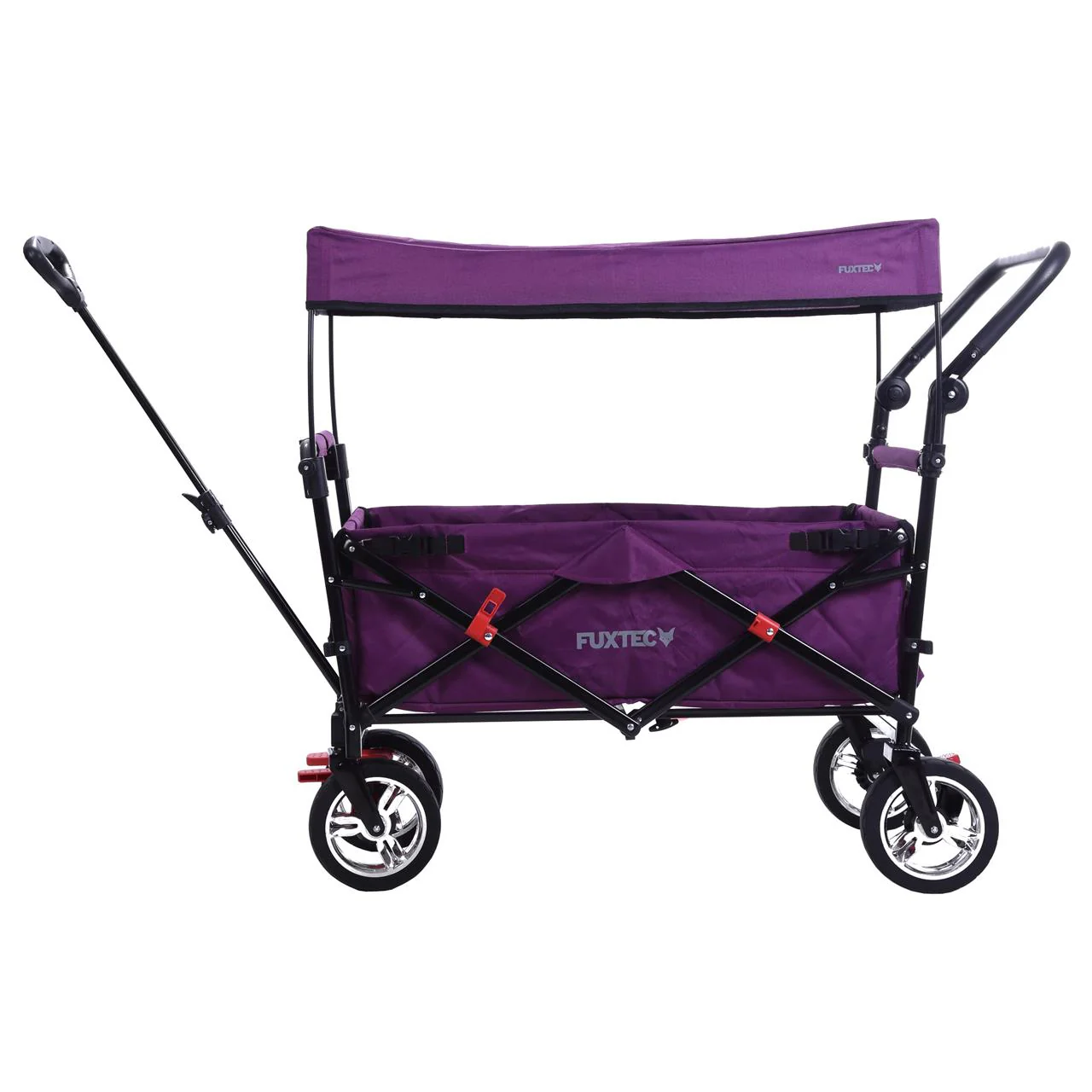 Chariot à bras Easy Cruiser d'occasion avec auvent protégé contre les UV et poignée de poussée supplémentaire - Image 21