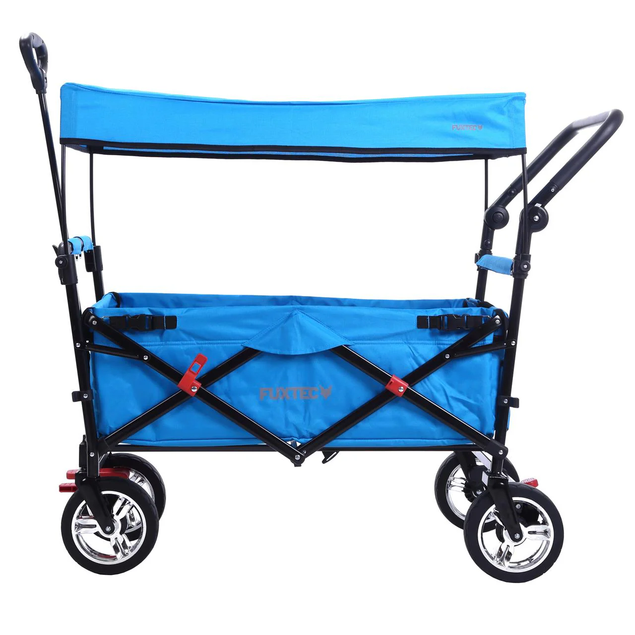 Chariot à bras Easy Cruiser d'occasion avec auvent protégé contre les UV et poignée de poussée supplémentaire - Image 32