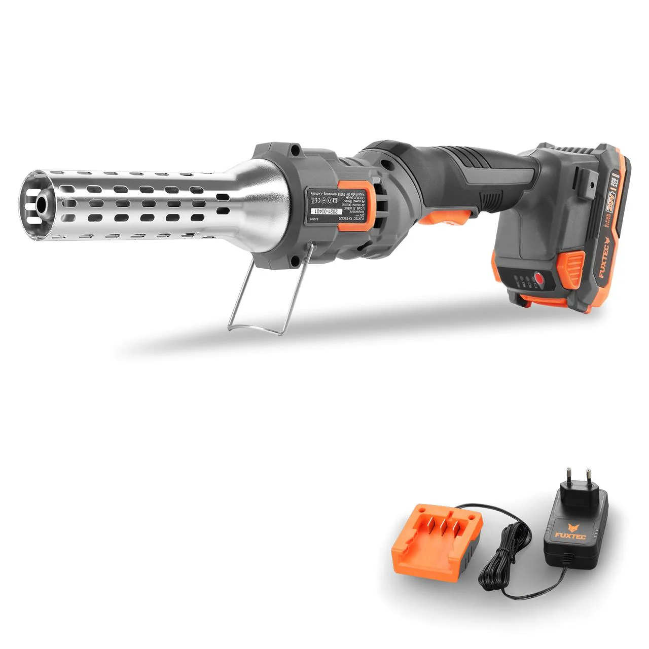 B-WARE Allume-feu sans fil 20V FUXTEC FX-E1CL20 - set avec batterie 2Ah et chargeur 1A