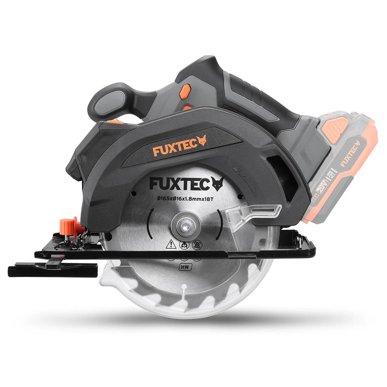 B-WARE Scie circulaire portative batterie FUXTEC 20V FX-E1CS20 sans batterie ni chargeur