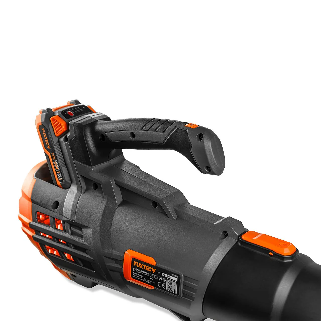 B-WARE Souffleur de feuilles à batterie 20V FUXTEC FX-E1LB20 - set avec 1 batterie 4Ah et 1 chargeur 1A - Image 12