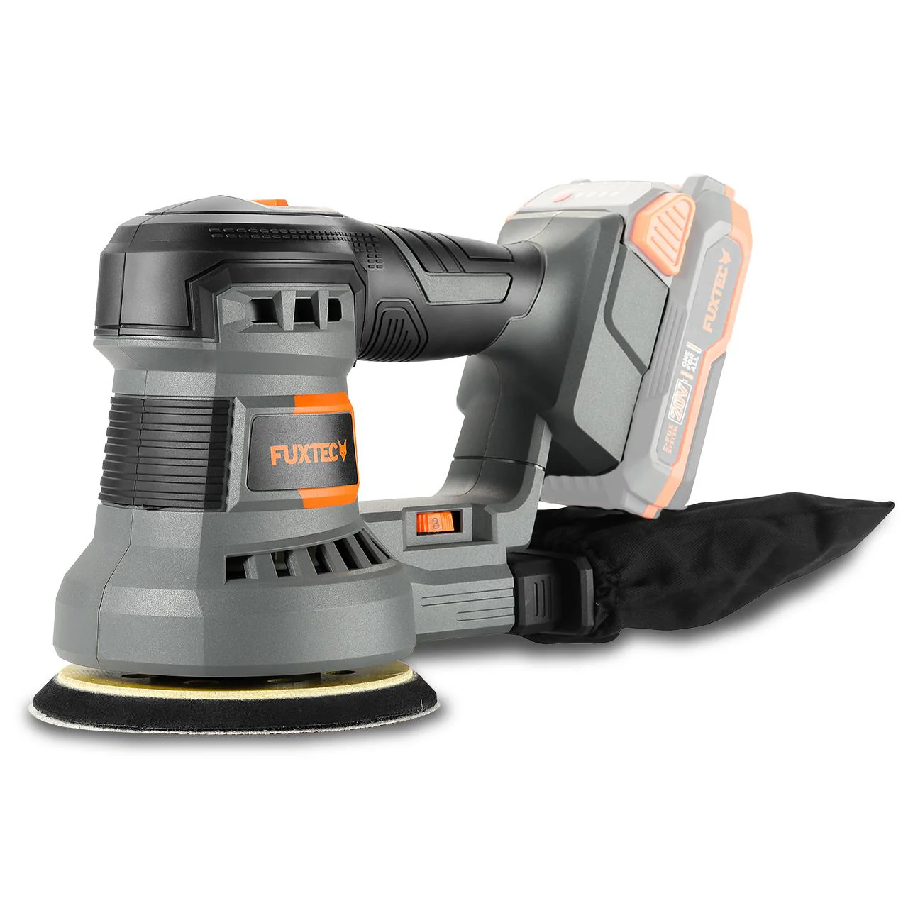 B-WARE Ponceuse excentrique sans fil 20V FUXTEC FX-E1RS20 - Ø125 mm - Sans batterie ni chargeur