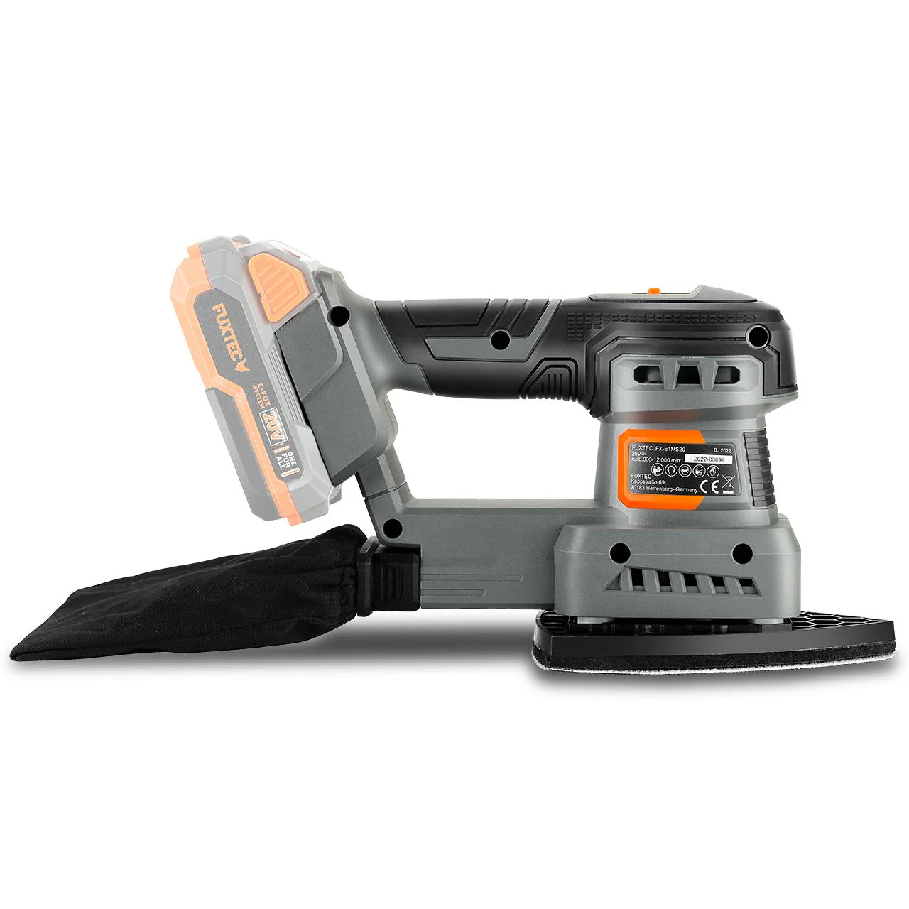 B-WARE Ponceuse delta sans fil 20V FUXTEC FX-E1MS20 sans batterie, sans chargeur - Image 4