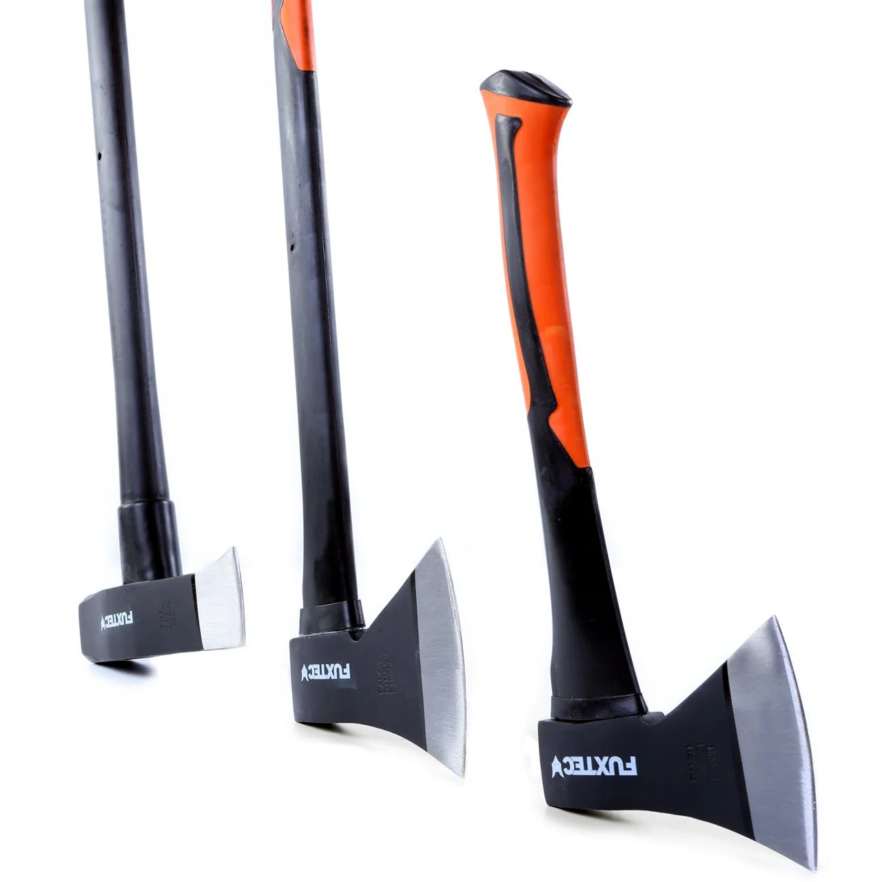 B-WARE Set 4 haches FUXTEC - hachette + hache + hache de fendage + coin fendeur acier - Image 6