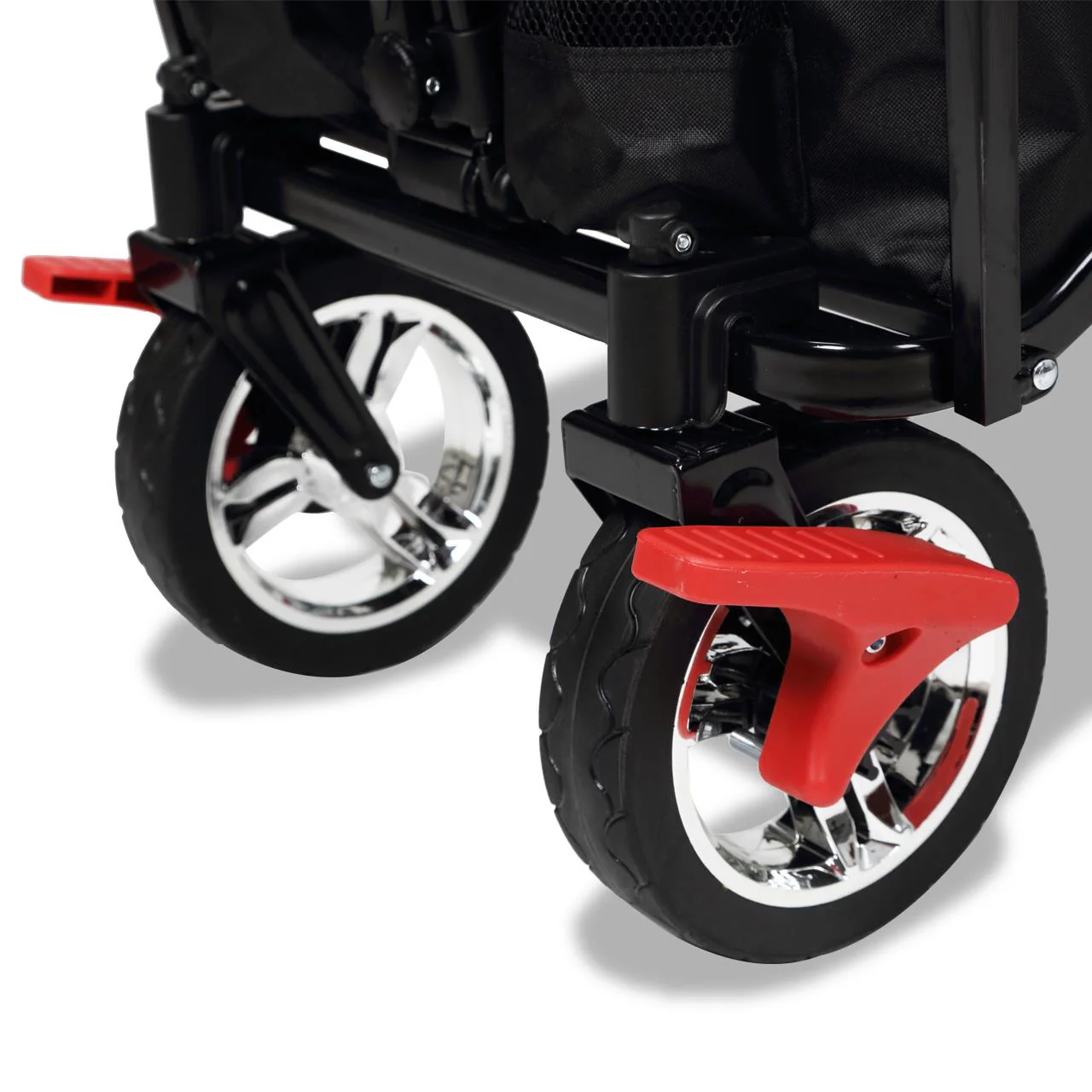 B-WARE FUXTEC Bollerwagen FX-CT500 "VfB Stuttgart" - Edition avec toit solaire - Image 10
