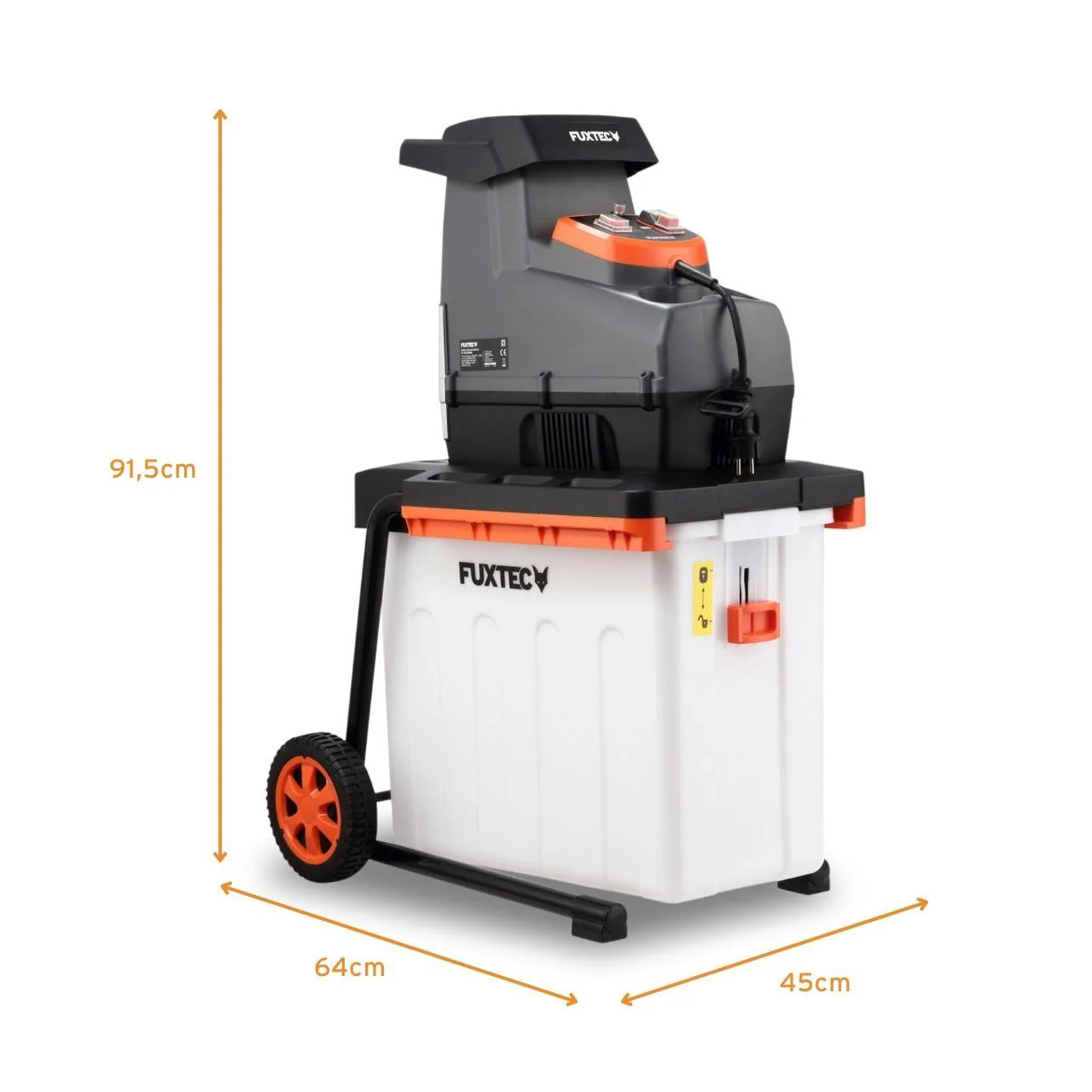 B-WARE FUXTEC Broyeur de végétaux électrique FX-EGH2800B - Image 20