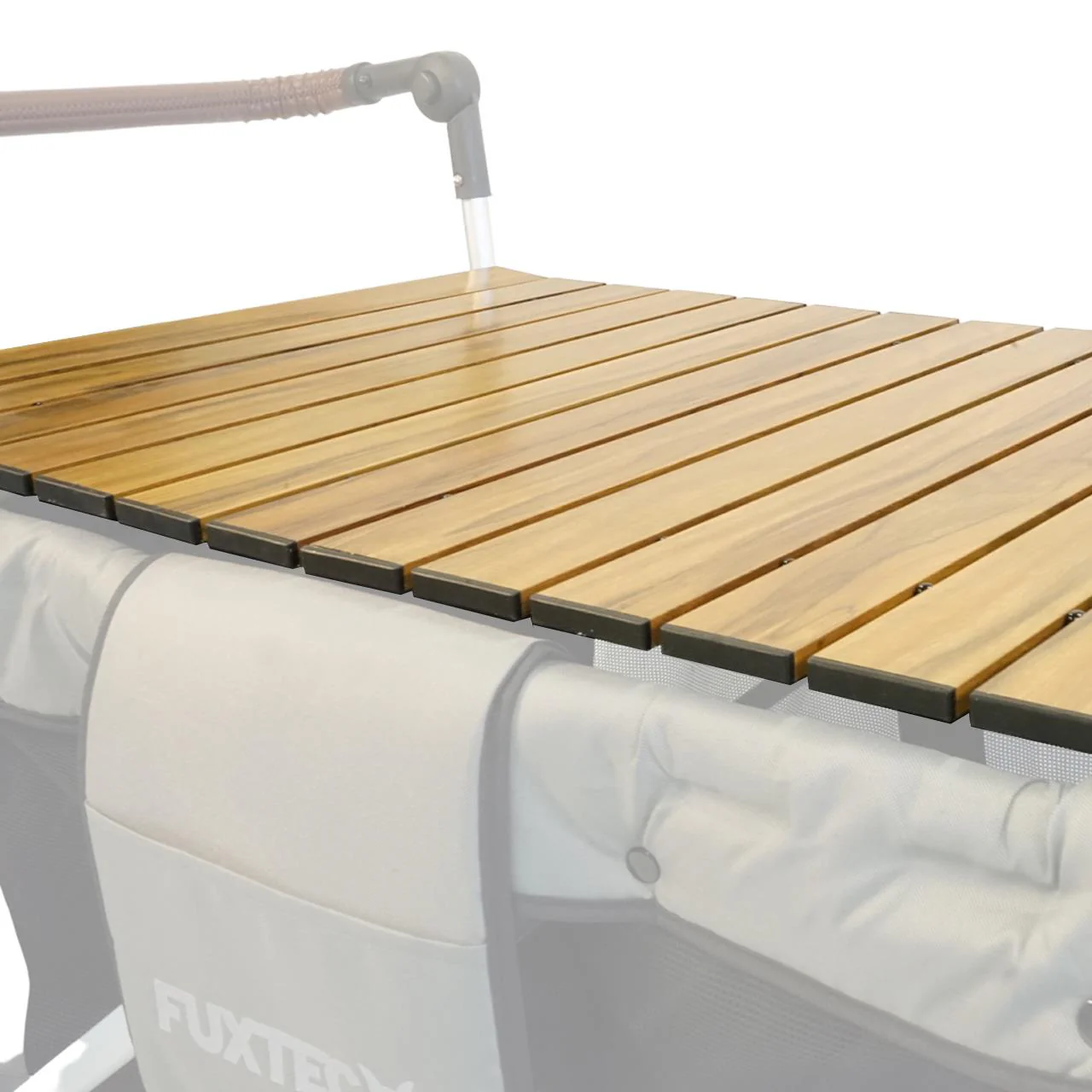 B-WARE FUXTEC - Table apparence bois amovible chariot de transport family Cruiser - Image 4
