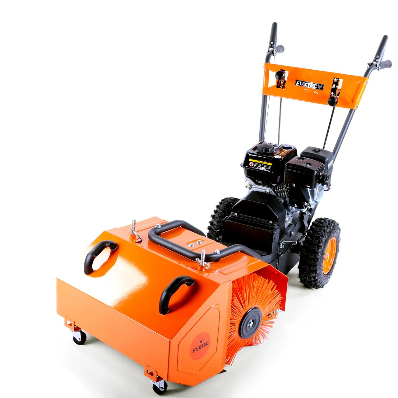 Balayeuse déneigeuse thermique FUXTEC FX-KM196, avec brosse de balayage - sans embout optionnel - Image 8