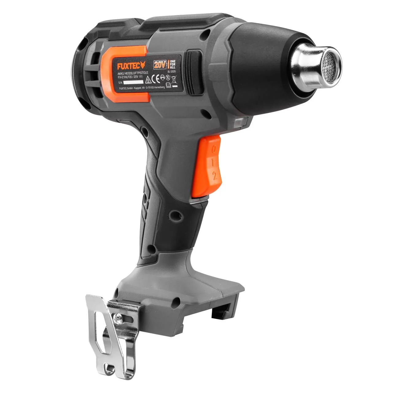 Décapeur thermique sans fil 20V FUXTEC FX-E1HLP20 - Set avec batterie 2Ah et chargeur 1A - Image 11