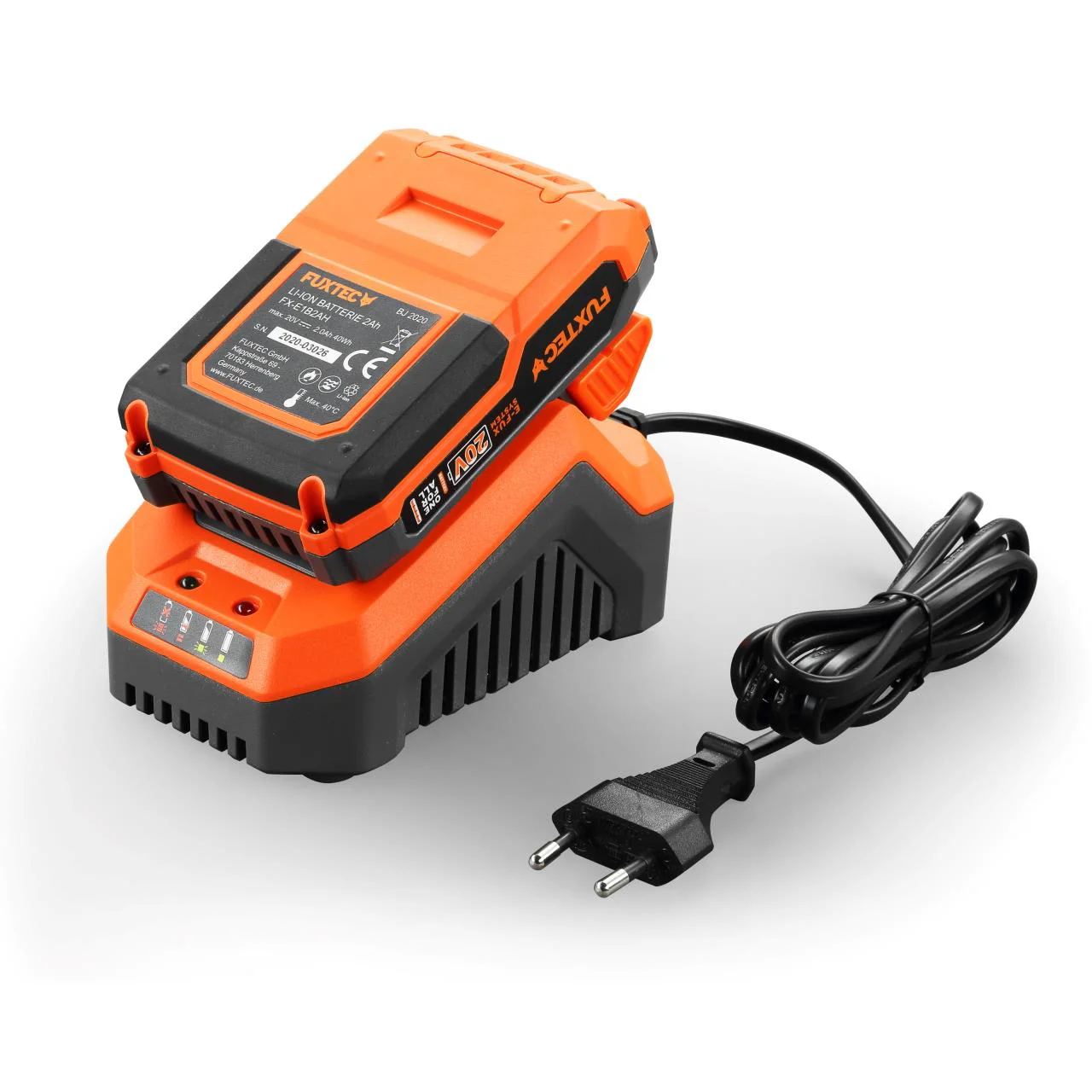 Décapeur thermique sans fil 20V FUXTEC FX-E1HLP20 - Set avec batterie 2Ah et chargeur 2,4A - Image 7