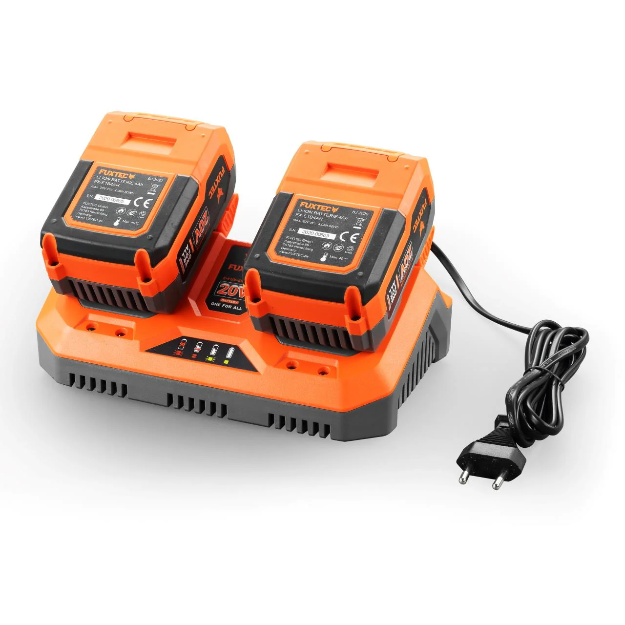 Double chargeur 2,4 Ah 20V FUXTEC FX-E1LG3A - Image 3