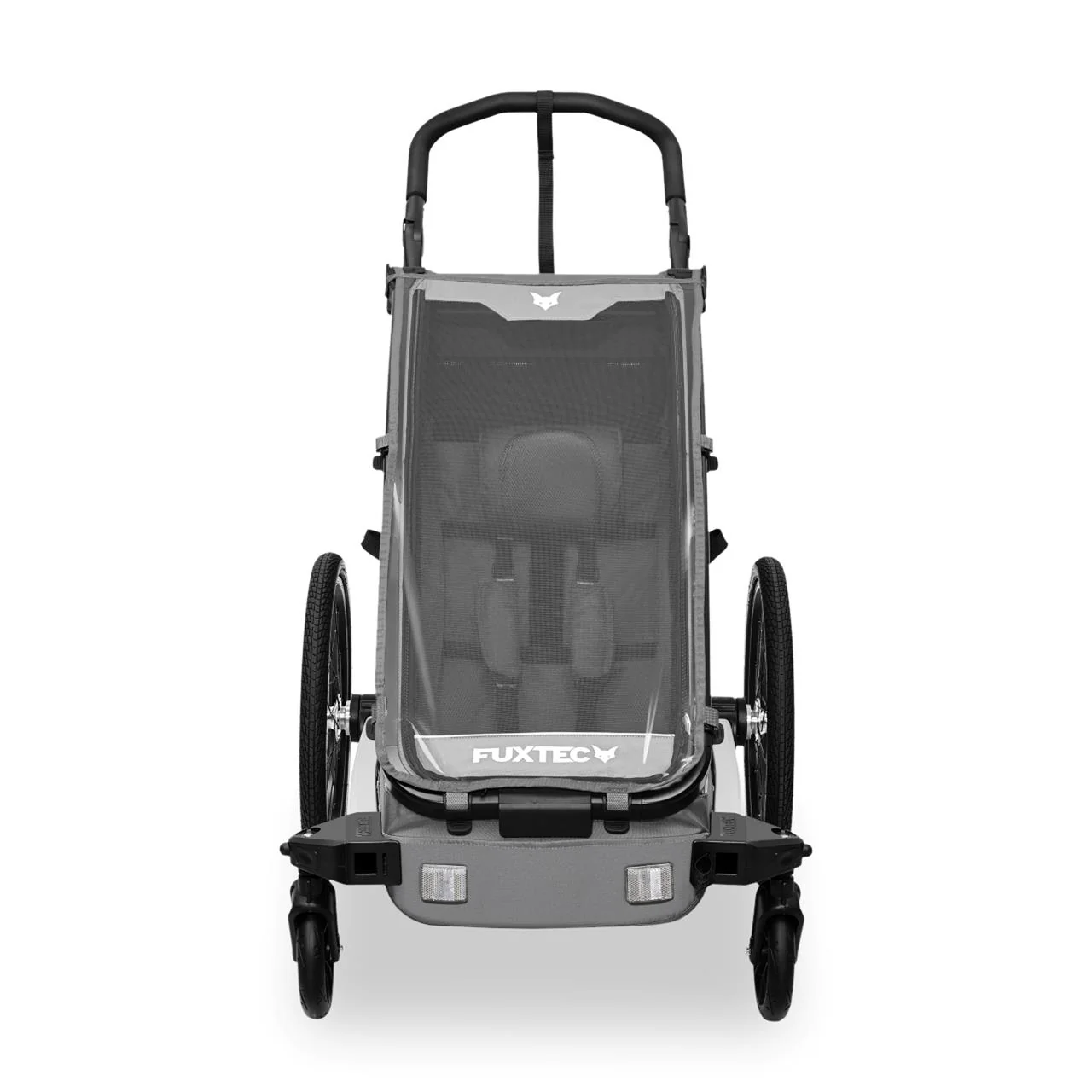 FUXTEC Remorque pour vélo FX-FA1S grise avec roue jogging - Image 10
