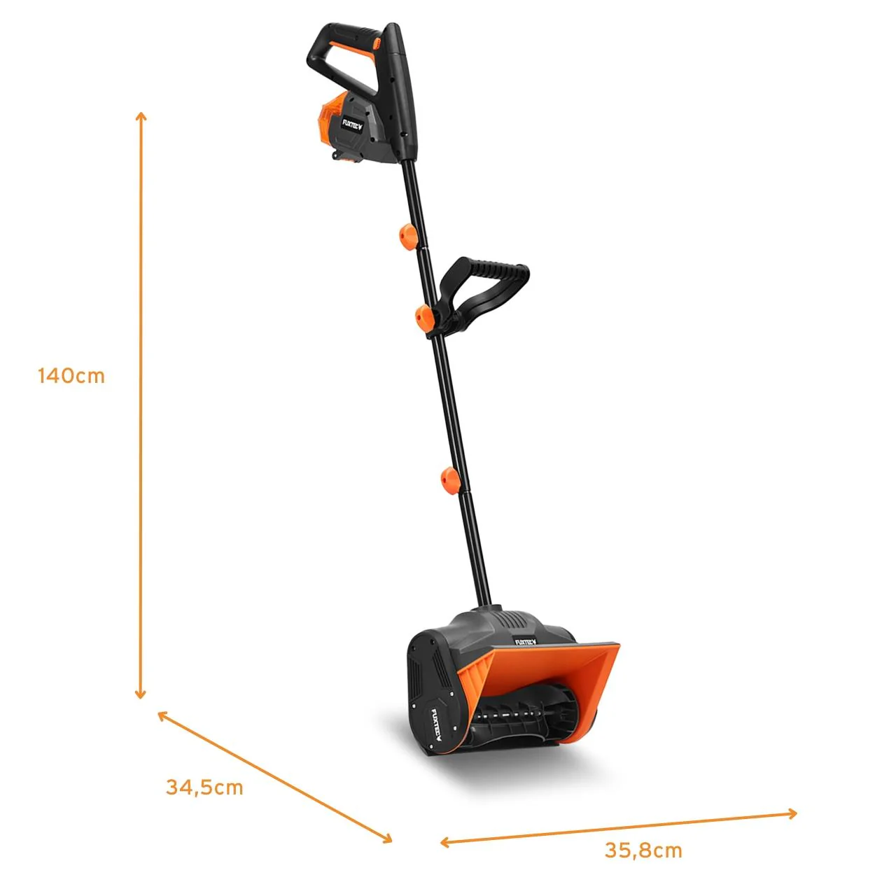 FUXTEC Pelle à neige sans fil 20 V FX-E1SCH20 Set batterie et chargeur - Image 5