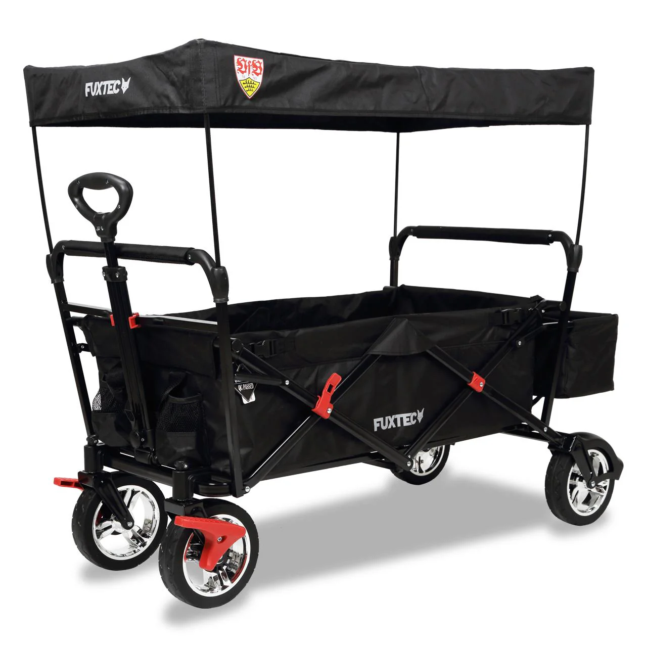 FUXTEC Bollerwagen FX-CT500 "VfB Stuttgart" - Edition avec toit solaire - Image 2