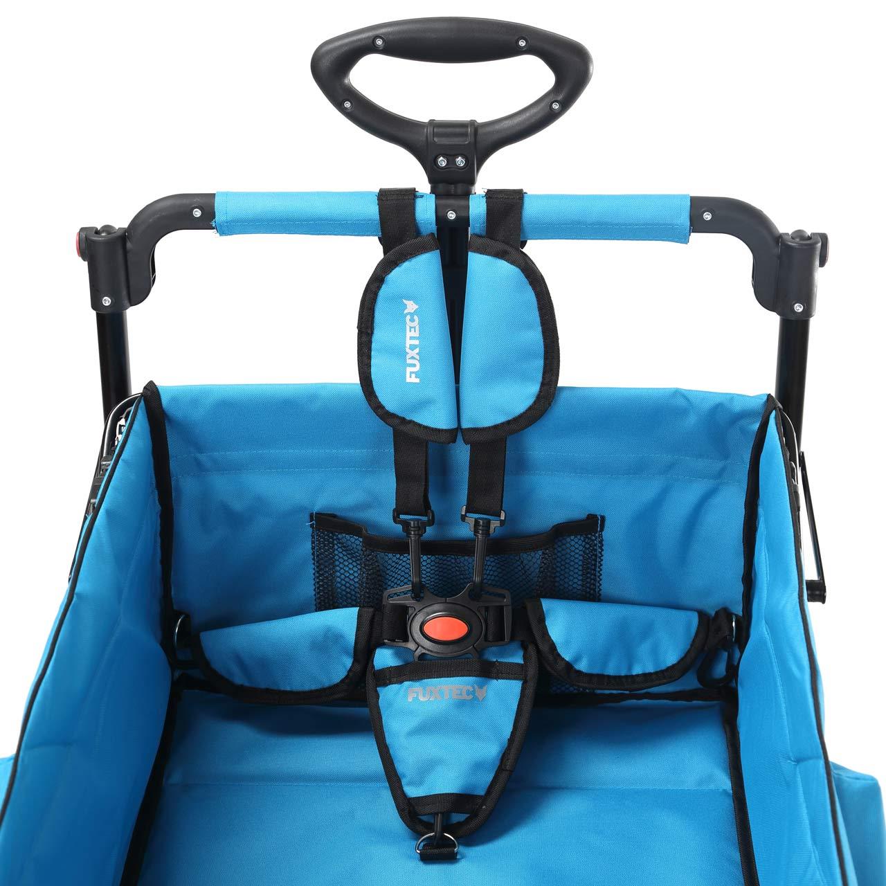 FUXTEC - Ceinture de sécurité 5 points bleu pour chariot Premium Cruiser - Image 2