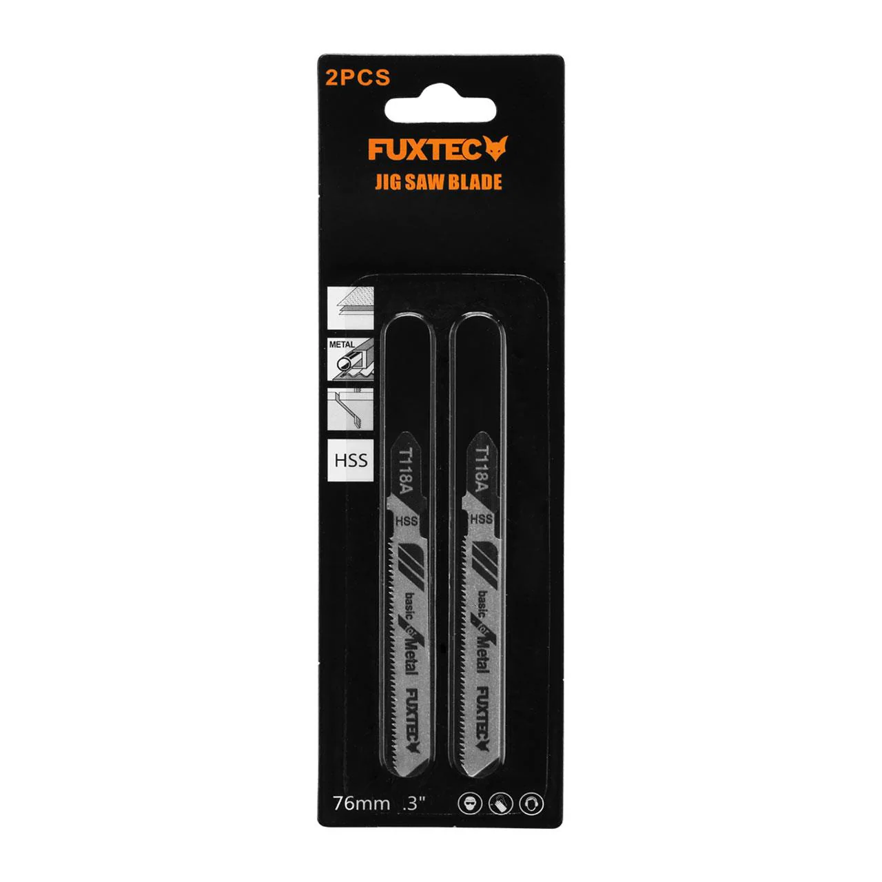 FUXTEC - Jeu de lames de scie T118A pour scie sauteuse sans fil FX-E1JS20 - Image 2