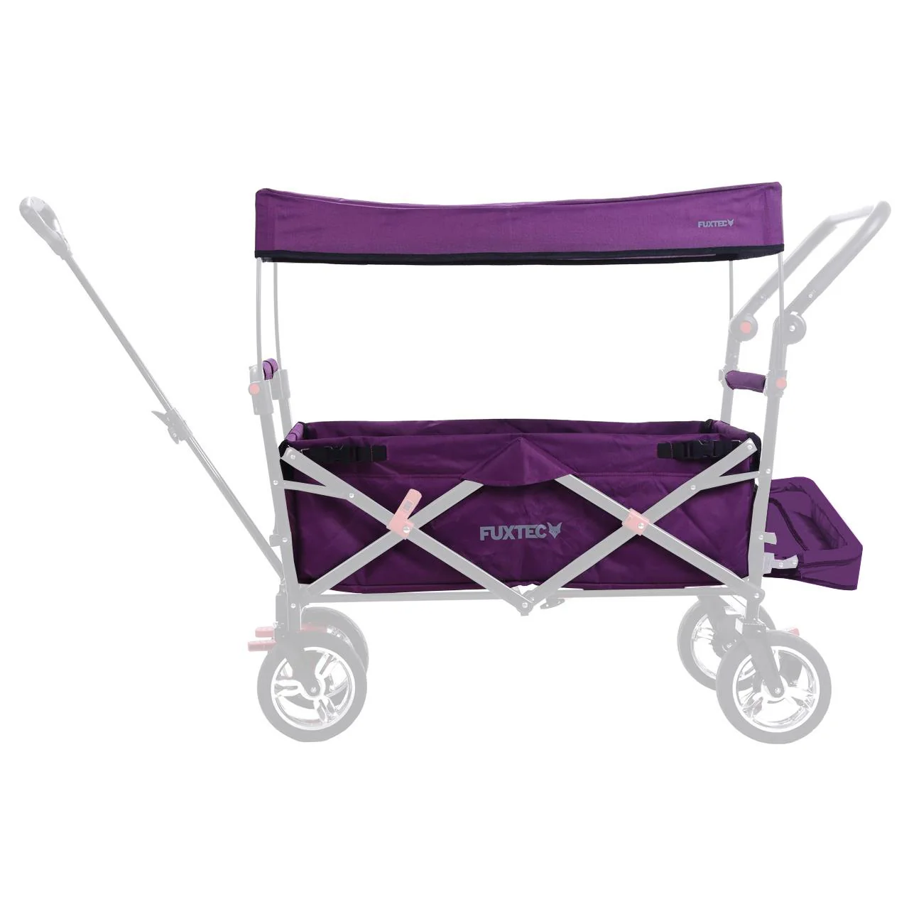 FUXTEC - Set complet tissu pourpre chariot de transport Smart Cruiser