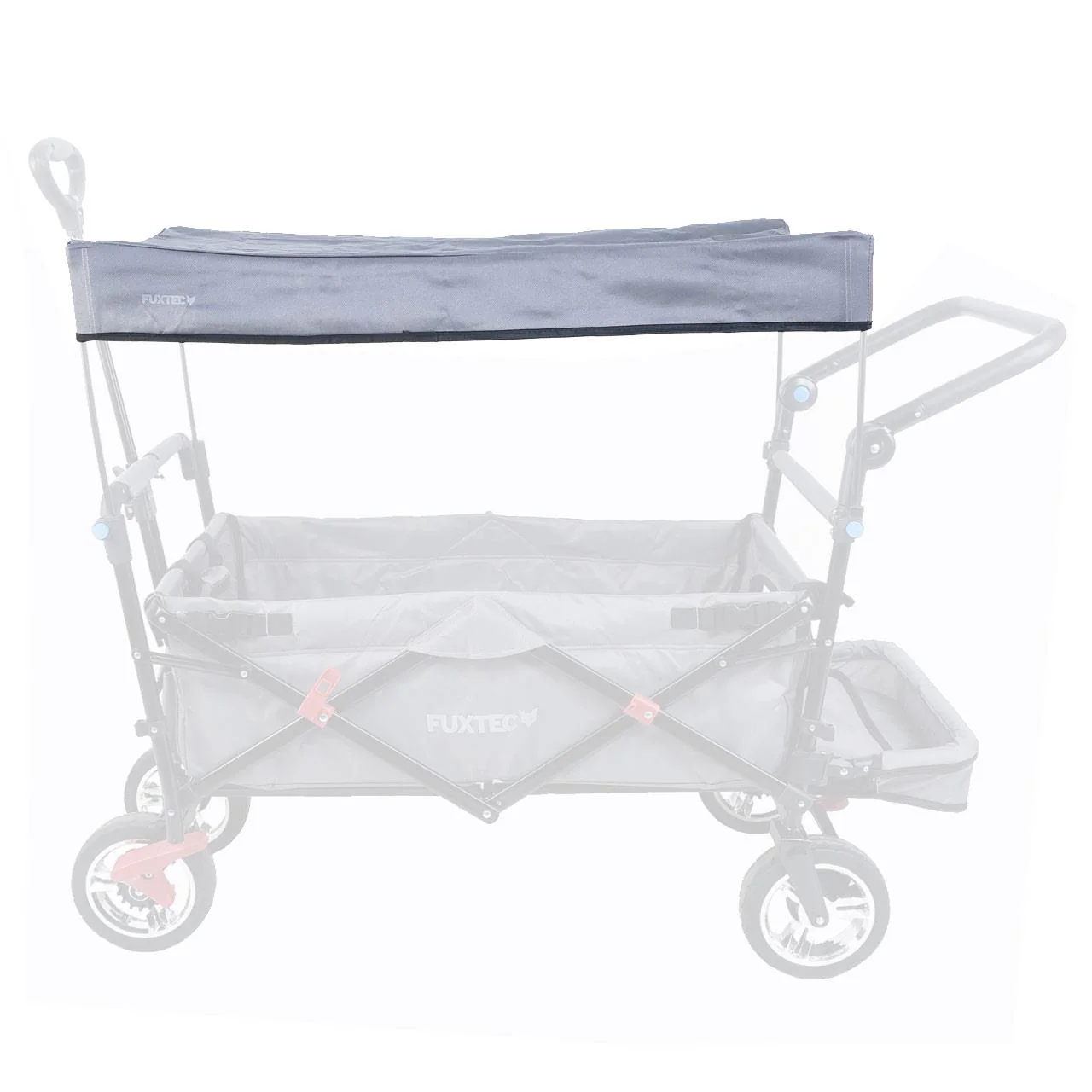 FUXTEC - Toit de protection solaire gris chariot de transport Easy et Smart Cruiser