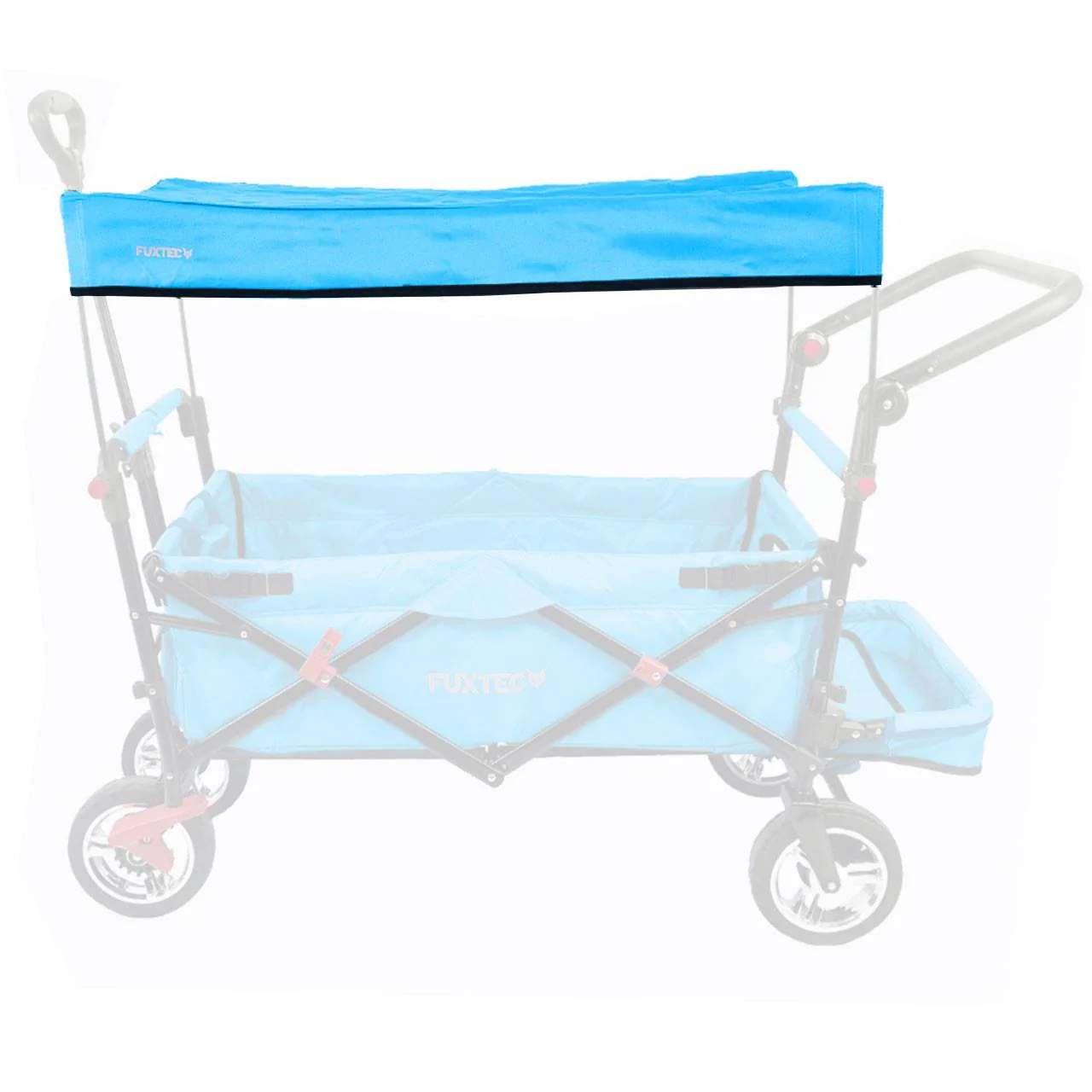 FUXTEC - Toit de protection solaire turquoise chariot de transport Easy et Smart Cruiser