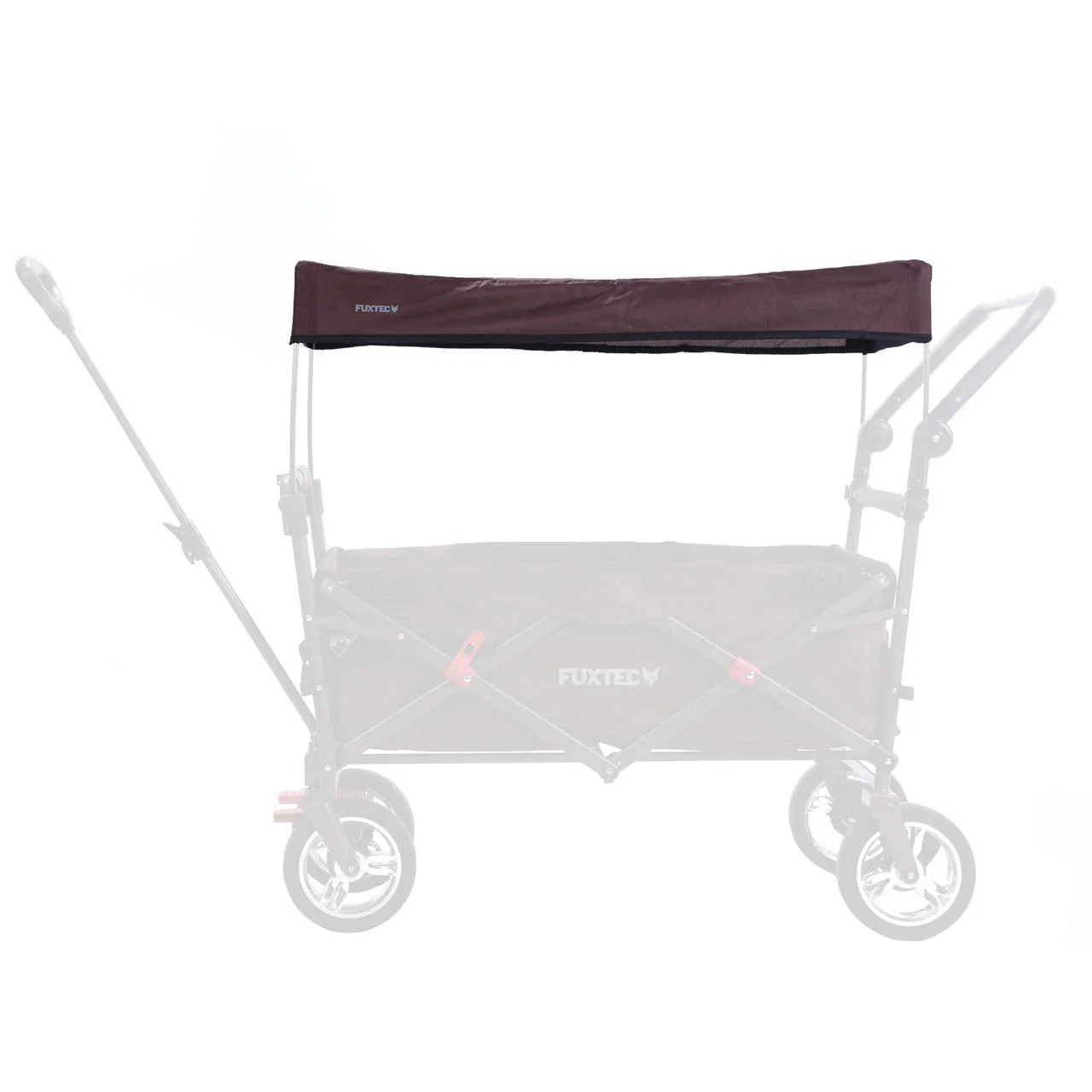 FUXTEC - toit protection solaire marron chariot de transport Easy et Smart Cruiser