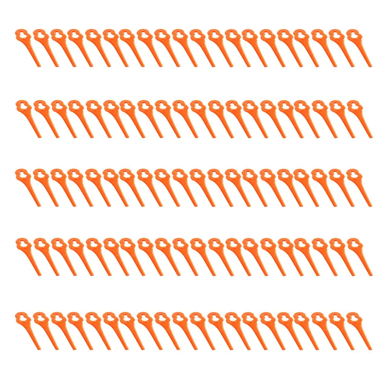 Lot de 100 lames de rechange en plastique pour coupe gazon 20V FUXTEC FX-E1RT20
