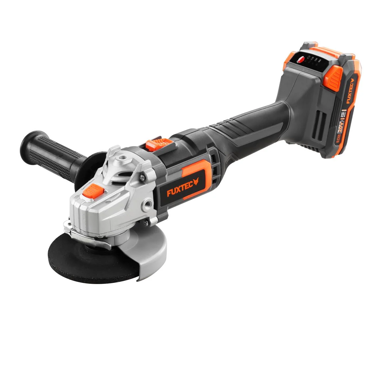 Meuleuse d'angle sans fil 20V FUXTEC FX-E1WS20 - set avec batterie 2Ah et chargeur 2,4A - Image 2