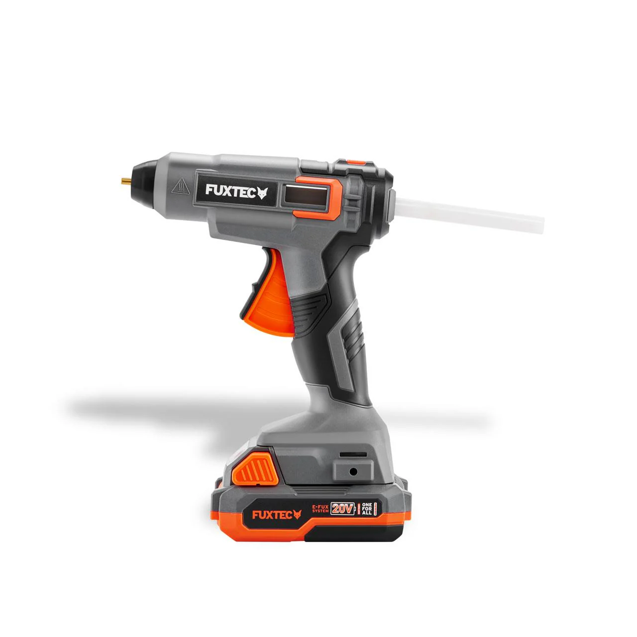 Pistolet à colle chaude à batterie FUXTEC 20V FX-E1GG20 SET - avec 1x batterie 2Ah, 1x chargeur 2,4A - Image 4