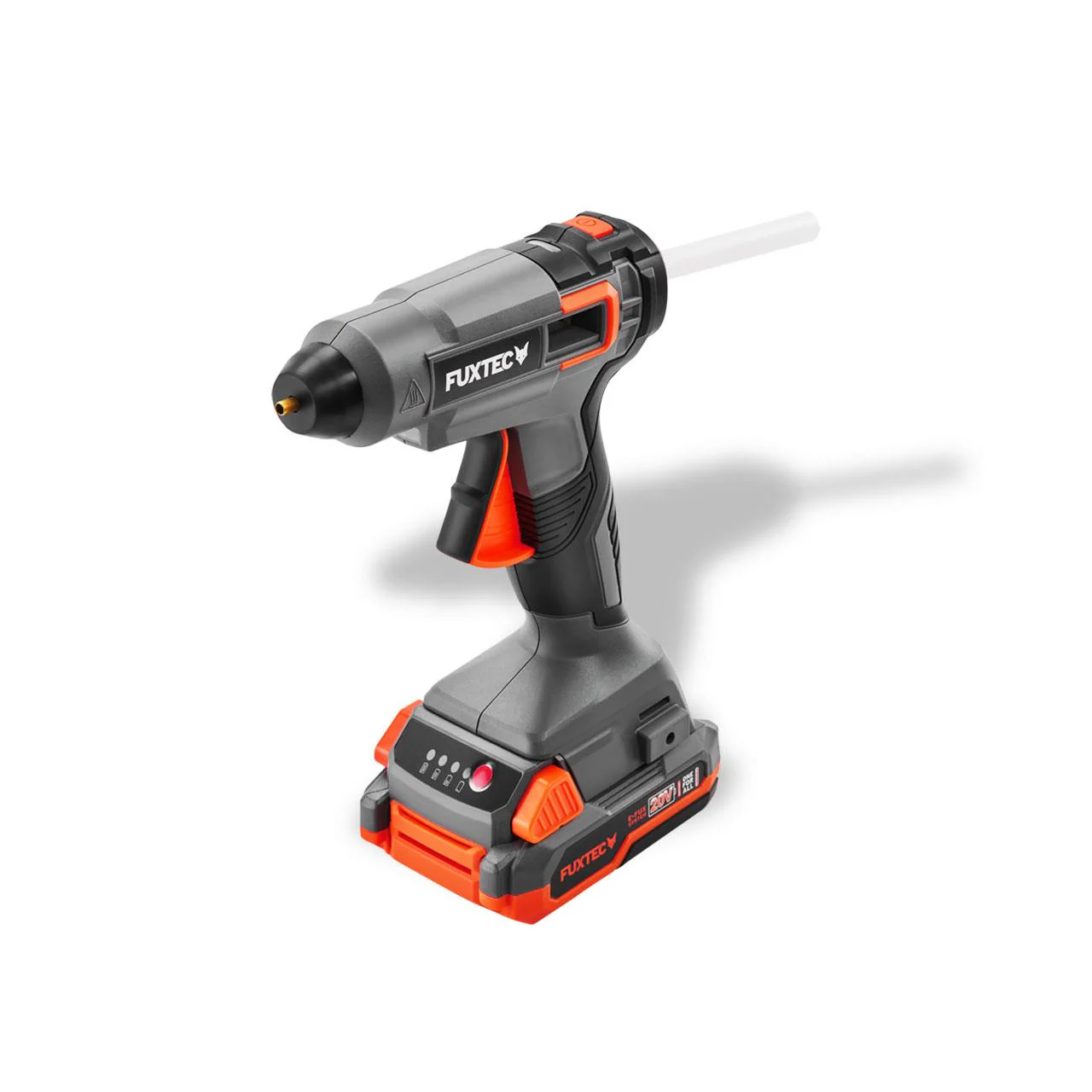 Pistolet à colle chaude à batterie FUXTEC 20V FX-E1GG20 SET - avec 1x batterie 2Ah, 1x chargeur 2,4A - Image 5
