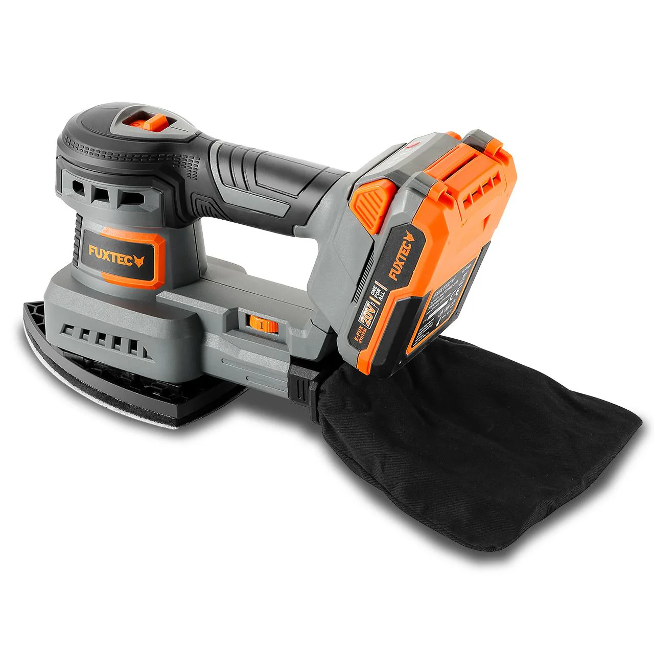 Ponceuse delta sans fil 20V FUXTEC FX-E1MS20 SET avec 1 x batterie 2Ah, 1 x chargeur 1A - Image 4