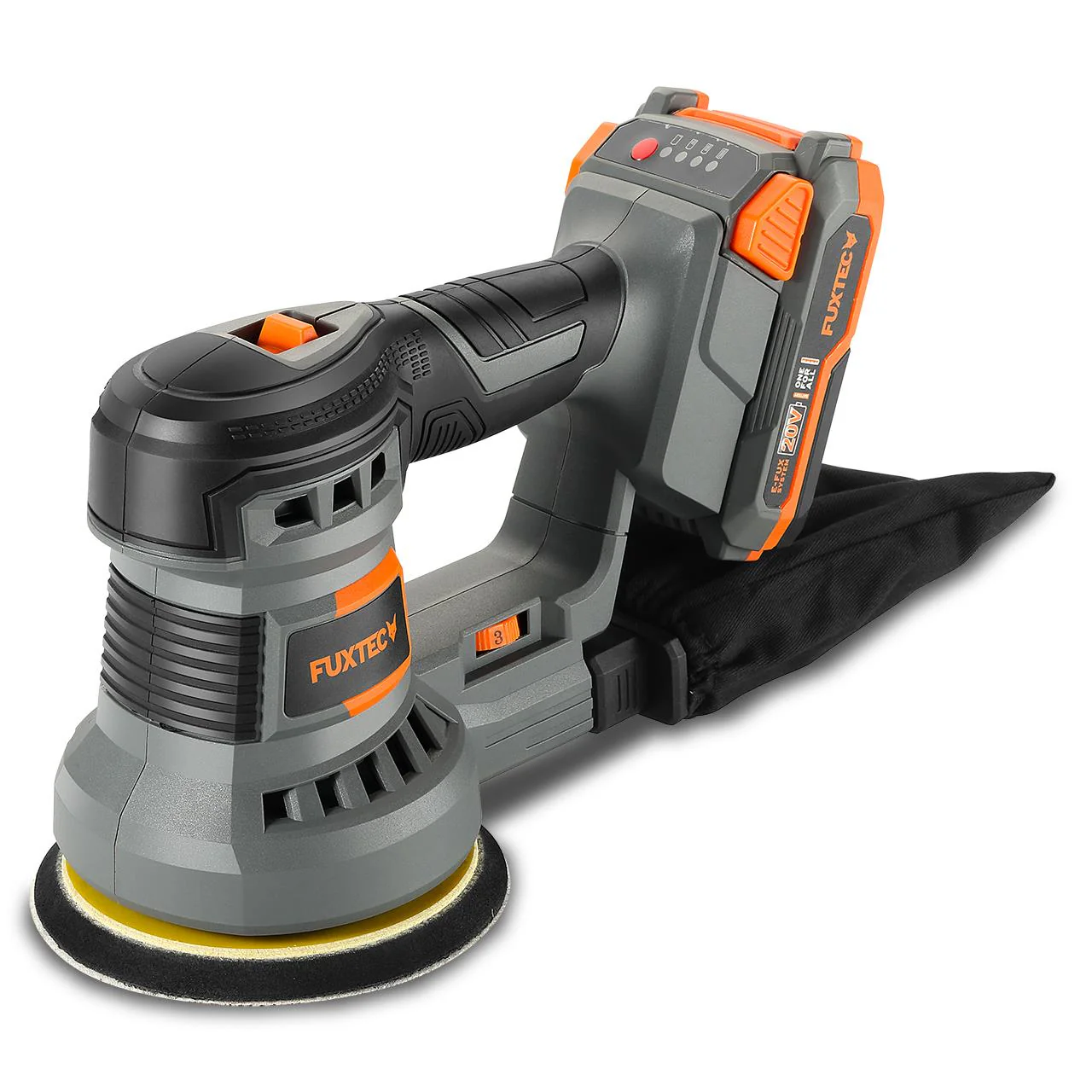 Ponceuse rotative sans fil 20V FX-E1RS20 SET avec 1 x batterie 2Ah, 1 x chargeur 1A - Image 3