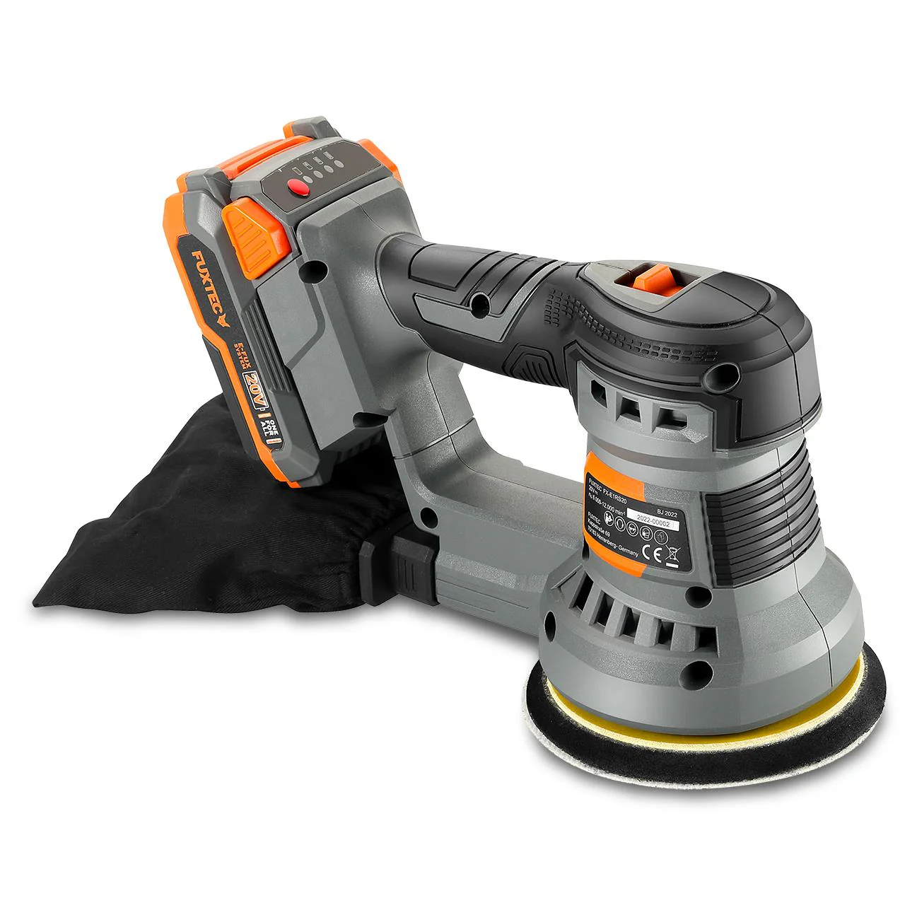 Ponceuse rotative sans fil 20V FX-E1RS20 SET avec 1 x batterie 2Ah, 1 x chargeur 1A - Image 4