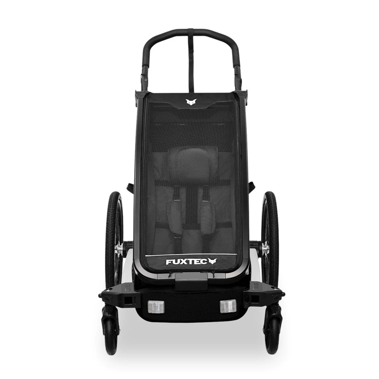 FUXTEC Remorque pour vélo FX-FA1S noir avec roue jogger - Image 10