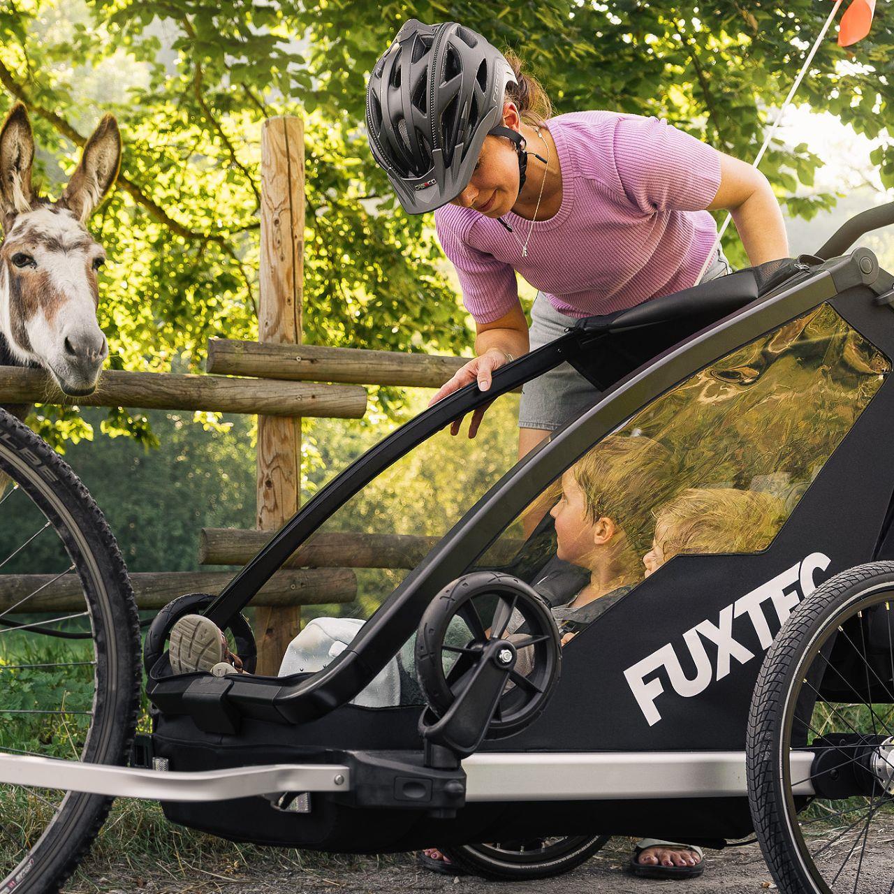 Remorque à vélo Sport Cruiser pourpre avec roue avant Jogger incluse - Image 12
