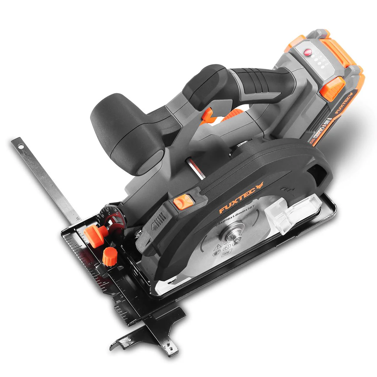 Scie circulaire portative batterie FUXTEC 20V FX-E1CS20 set avec batterie 4Ah et chargeur 1A - Image 7