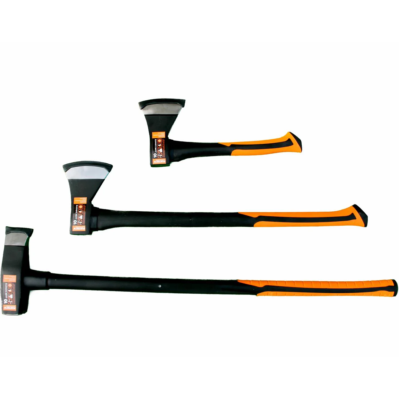 Set 3 haches FUXTEC - hachette + hache + hache de fendage - Image 2