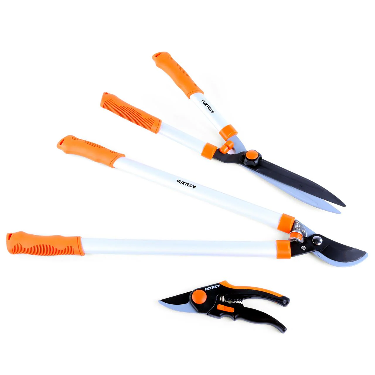 Set de 3 sécateurs de jardin premium - FUXTEC FX-SPS3 - à main, pour branches, pour haies - Image 2