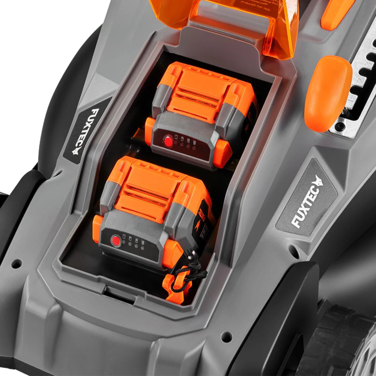 Tondeuse à gazon à batterie 40V FUXTEC FX-E2RM37 - Set avec 2 batteries 4Ah et double chargeur 2,4A - Image 6